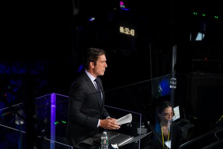 ABC News Presidential Debate set, DAVID MUIR