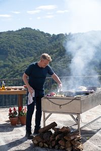 Gordon Ramsay at the final cook. (National Geographic/Justin Mandel)