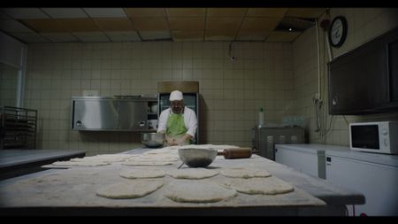 Hakan Dogan works at his bakery, Pasto, in Bursa, Turkey. (National Geographic)