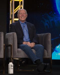 2024 TCA WINTER PRESS TOUR  - Frank Marshall from the “The Space Race” panel at the National Geographic presentation during the 2024 TCA Winter Press Tour at the Langham Huntington on February 8, 2024 in Pasadena, California. (National Geographic/PictureGroup)