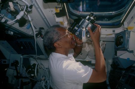 Guy Bluford on STS-53. (credit: NASA / Public Domain)