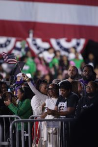 Eva Pilgrim, Selina Wang, Zohreen Shah report from Kamala Harris Election Night Headquarters at Howard University in Washington, DC.