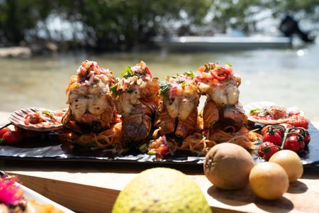 Gordon Ramsay's Grilled Spiny Lobster Dish. (National Geographic/Justin Mandel)