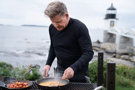 Maine - Gordon Ramsay during the final cook. (Credit: National Geographic/Justin Mandel)