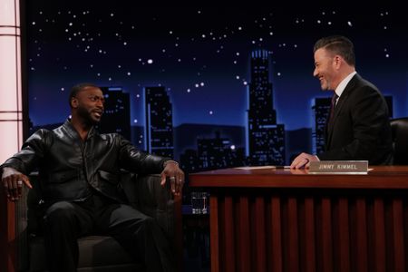 ALDIS HODGE, JIMMY KIMMEL