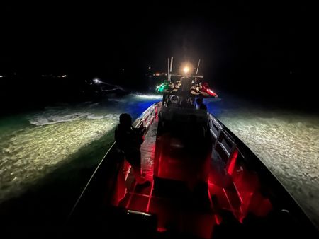 CBP AMO agents head out for a night operation in Fajardo, P.R. (Lucky 8 TV/Ivan Leon)