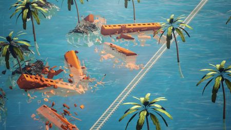 A 3D model of a Sri Lanka train crash. In this episode, DESTRUCTION DECODED explores the 10 worst train and plane disasters: from hijackings to malfunctions, these catastrophic events reveal the hidden dangers of travel. (Credit: Big Media)