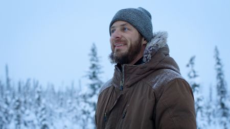 Johnny Rolfe hunts caribou during their migration through the Brooks Range. (BBC Studios/Charlie Beck)