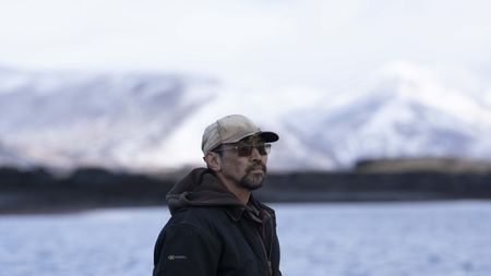 Marvin Agnot on his boat. (National Geographic/Ashton Hurlburt)