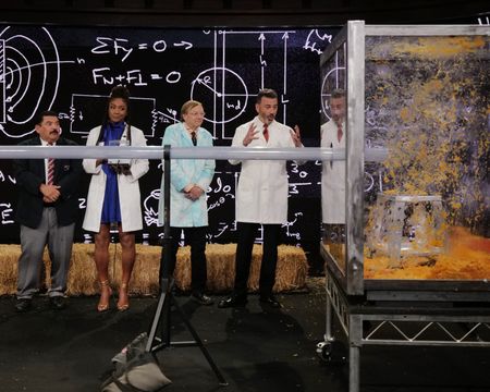 GUILLERMO RODRIGUEZ, TIFFANY HADDISH, "SCIENCE BOB" PFLUGFELDER, JIMMY KIMMEL