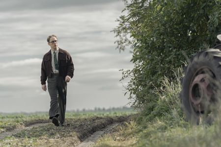 A SMALL LIGHT - Jan Gies, played by Joe Cole, visits the countryside as seen in A SMALL LIGHT. (Credit: National Geographic for Disney/Dusan Martincek)
