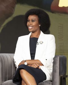 2024 TCA WINTER PRESS TOUR  - Barbie Kyagulanyi from the “Bobi Wine: The People’s President” panel at the National Geographic presentation during the 2024 TCA Winter Press Tour at the Langham Huntington on February 8, 2024 in Pasadena, California. (National Geographic/PictureGroup)