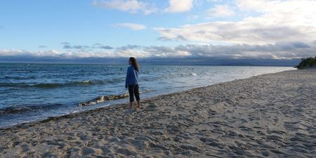 Sheree Marris standing on the beach. (Big Wave Productions)