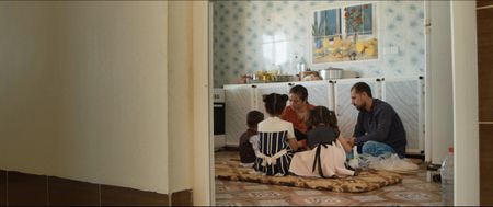 Hana Khidera and her family having dinner. (Nobel Media/Jaimie Ackroyd)