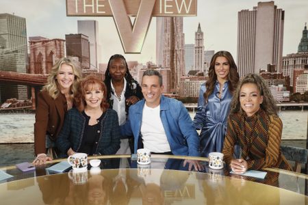 SARA HAINES, JOY BEHAR, WHOOPI GOLDBERG, SEBASTIAN MANISCALCO, ALYSSA FARAH GRIFFIN, SUNNY HOSTIN 