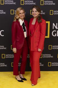 2024 TCA WINTER PRESS TOUR - Mariana Van Zeller and Cristina Costantini pose during the National Geographic presentation at the 2024 TCA Winter Press Tour at the Langham Huntington on February 8, 2024 in Pasadena, California. (National Geographic/PictureGroup)
