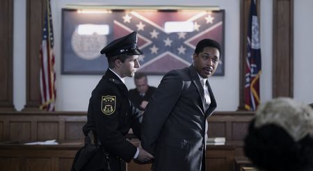 Martin Luther King Jr., played by Kelvin Harrison Jr., is sentenced to hard labor in GENIUS: MLK/X. (National Geographic/Richard DuCree)