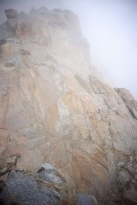 Alex Honnold on Pool Wall in the mist.  (photo credit: National Geographic/JJ Kelley)