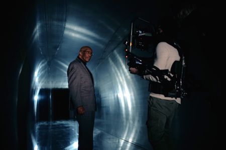 Guion Bluford in the wind tunnel at NASA Glenn Research Center.  (National Geographic/Diego Hurtado de Mendoza)