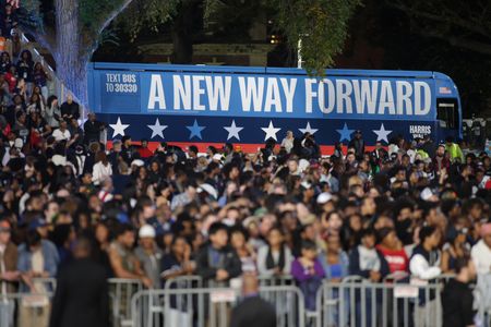 Eva Pilgrim, Selina Wang, Zohreen Shah report from Kamala Harris Election Night Headquarters at Howard University in Washington, DC.