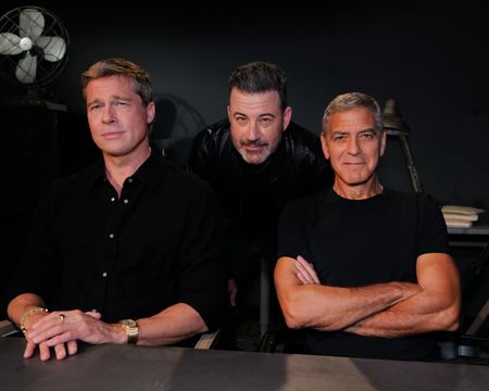 BRAD PITT, JIMMY KIMMEL, GEORGE CLOONEY