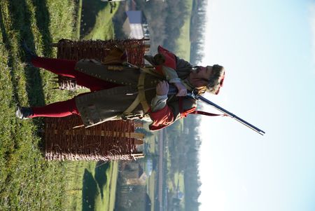 A reenactor at Belfort Citadel, France. The iconic site played a vital role in the Franco-Prussian war. (National Geographic/Ciaran Henry)