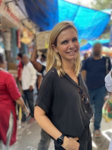 Mariana van Zeller explores one of the biggest medication markets in New Delhi, India. (National Geographic for Disney)