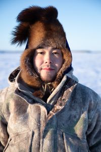 Gage Hoffman hunts for prime fur animals during the winter season. (BBC Studios Reality Productions, LLC/Isaiah Branch - Boyle