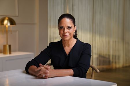 Award-winning documentarian, journalist, author, speaker, media critic, and philanthropist Soledad O'Brien poses for a portrait for "Killer Lies: Chasing a True Crime Con Man," a documentary series about obsession and deception, following the unraveling of Stephane Bourgoinìs career as a best-selling author and serial killer expert.