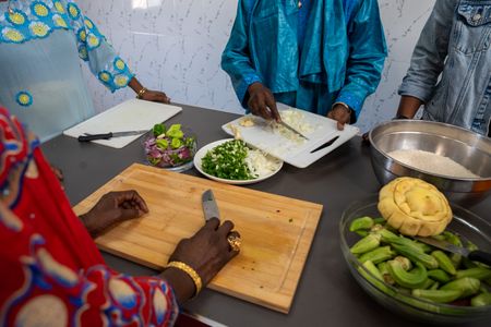 The process of making Soupe Kanja. (National Geographic/John Wendle)