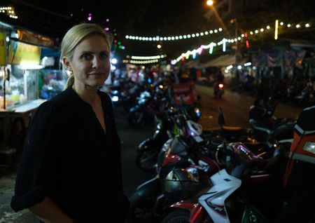 Mariana van Zeller in the streets of Thailand. (National Geographic)