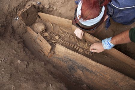 Hundreds of human skeletal remains unearthed on the island of St. Helena reveals its dark and sorrowful past. (Credit: Andrew Pearson)