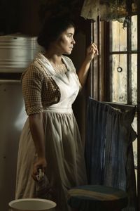 Parisa Fitz-Henley as Louise in GENIUS: MLK/X. (National Geographic/Josh Stringer)