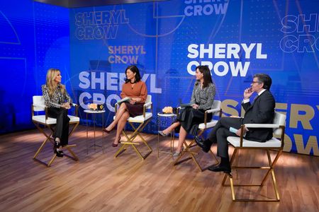 SHERLY CROW, JUJU CHANG, REBECCA JARVIS, GEORGE STEPHANOPOULOS, ROCK AND ROLL HALL OF FAME