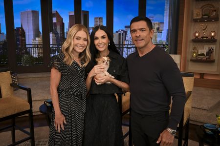 KELLY RIPA, DEMI MOORE, MARK CONSUELOS