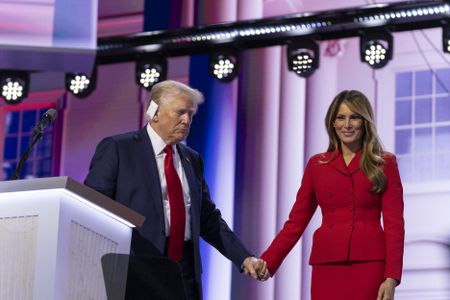 MELANIA TRUMP, DONALD J TRUMP