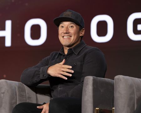 2024 TCA WINTER PRESS TOUR  -  Jimmy Chin from the “Photographer” panel at the National Geographic presentation during the 2024 TCA Winter Press Tour at the Langham Huntington on February 8, 2024 in Pasadena, California. (National Geographic/PictureGroup)