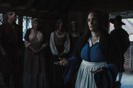 A village woman in question of witchcraft, stands on trial and debates her case. (Dash Productions Services LTD/Antoan Ivanov)