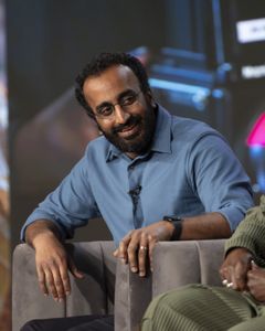 2024 TCA WINTER PRESS TOUR  - Anand Varma from the “Photographer” panel at the National Geographic presentation during the 2024 TCA Winter Press Tour at the Langham Huntington on February 8, 2024 in Pasadena, California. (National Geographic/PictureGroup)