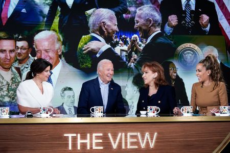 ANA NAVARRO, PRESIDENT JOE BIDEN, JOY BEHAR, SUNNY HOSTIN