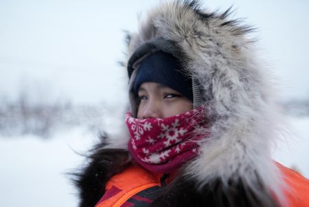 Evan Strassburg in the winter season. (National Geographic/Pat Henderson)