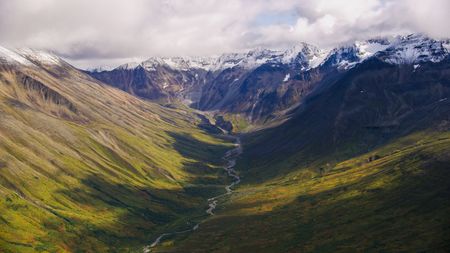 A meandering river in Katmai National Park. (credit: National Geographic/Daniel Zatz)