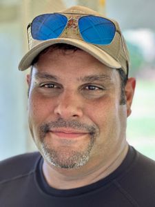 CBP AMO Agent Chago poses for a portrait in Mayagüez, P.R. (Lucky 8 TV/Ivan Leon)