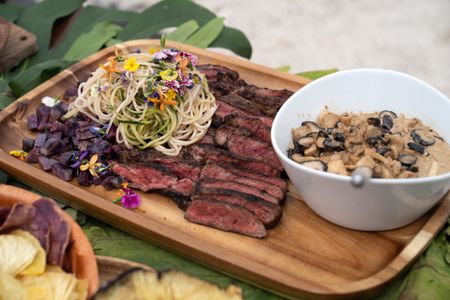 Chef Makani's Steak from the final cook. (National Geographic/Justin Mandel)