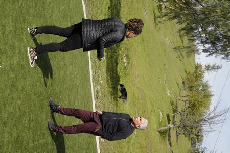 Bo and Cesar talk at the Dog Psychology Center. (National Geographic)