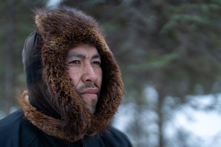 Roger Hamilton Jr. hunts a grizzly bear nearby Shageluk. (BBC Studios Reality Productions/Jayce Kolinski)