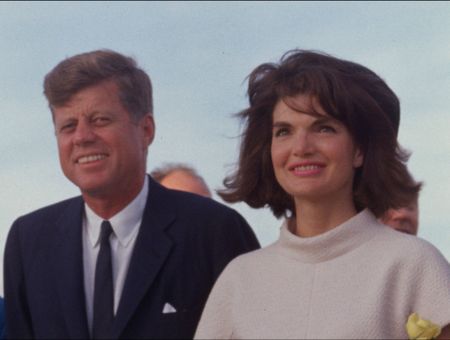 President John F. Kennedy and first lady Jaqueline Kennedy are pictured while on the campaign trail in San Antonio, Nov. 21, 1963. (John F. Kennedy Presidential Library and Museum, Boston)