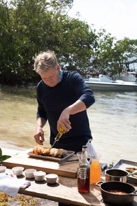 Gordon Ramsay during the final cook in Florida. (National Geographic/Justin Mandel)