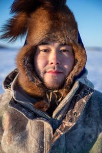 Gage Hoffman traveling with his brother, Avery Hoffman in the winter season. (BBC Studios Reality ProductionsIsaiah Branch - Boyle)