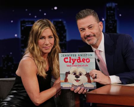 JENNIFER ANISTON, JIMMY KIMMEL